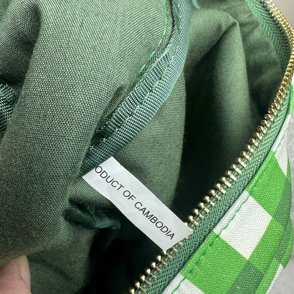 Cosmetic Pouch with Burgundy Ribbon - Picture 12 of 12